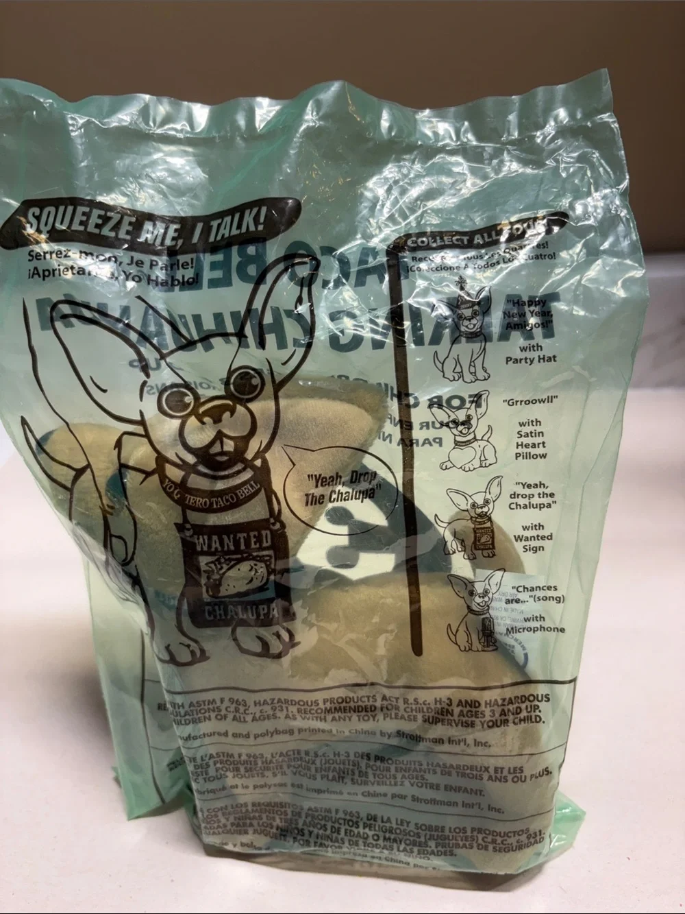 Talking Chihuahua Plush Toy - Tan
